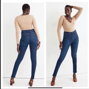 Madewell Curvy High Rise Skinny Jeans Stretch